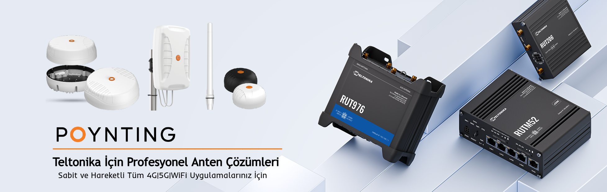Teltonika router için anten – Poynting 4G/5G çözümleri