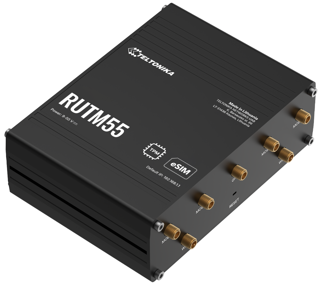 Teltonika RUTM55 5G endüstriyel router RS232 RS485