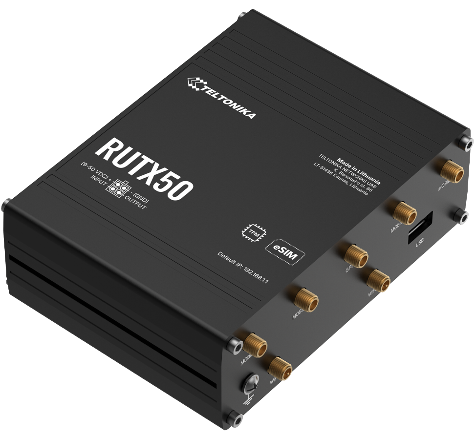 Teltonika RUTX50 5G endüstriyel router