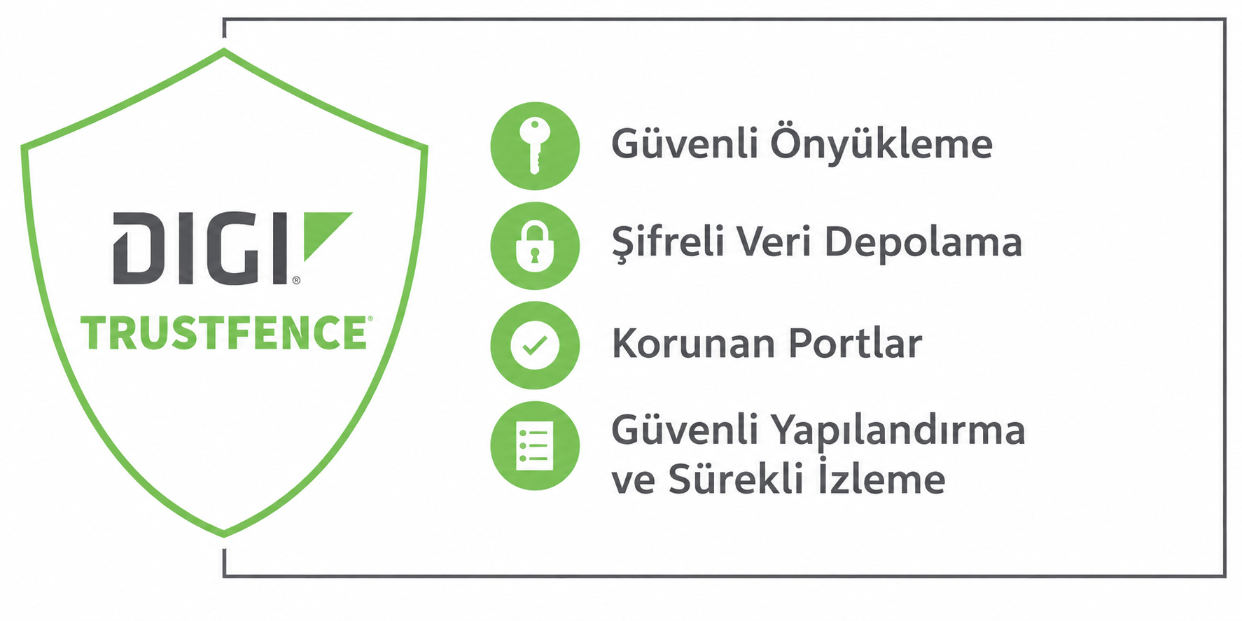 Digi TrustFence güvenlik özellikleri