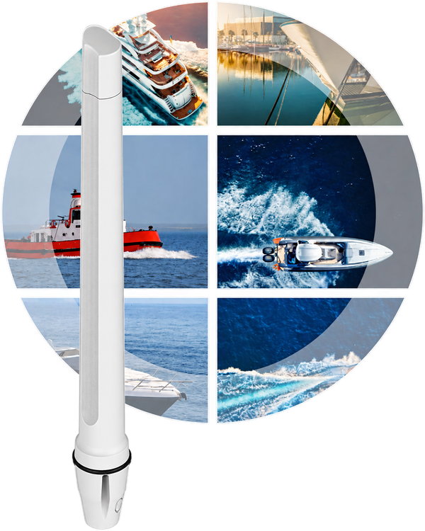 Poynting OMNI-0496 marine and coastal dual-band Wi-Fi antenna