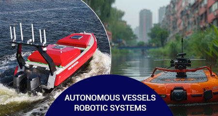 Antennas for autonomous vessels and robotic systems