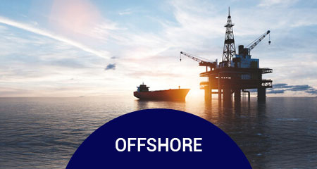 Antennas for offshore platforms