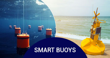 Antennas for smart buoys